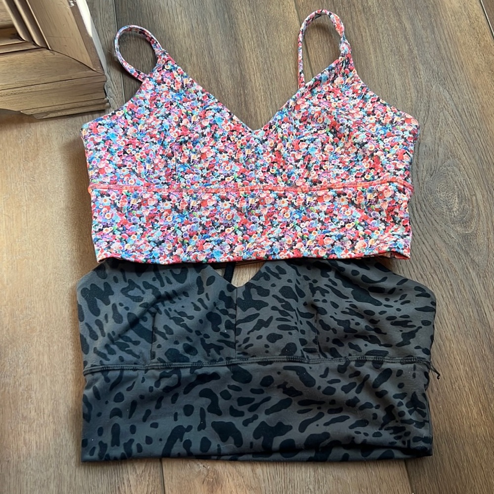 size 8 lululemon bras.